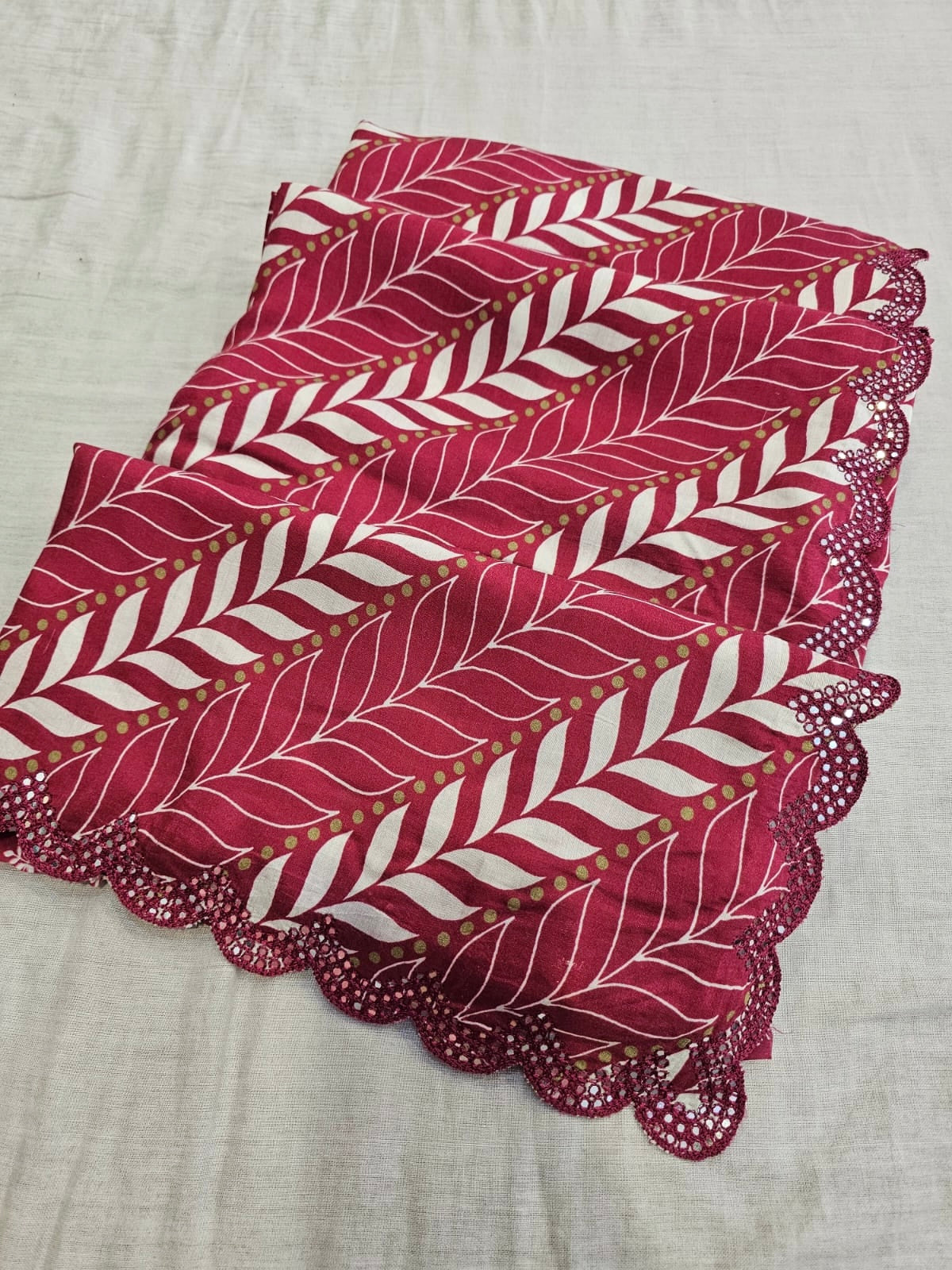 C72004 Exclusive Designer Saree with Cutwork and Dual Print 147002