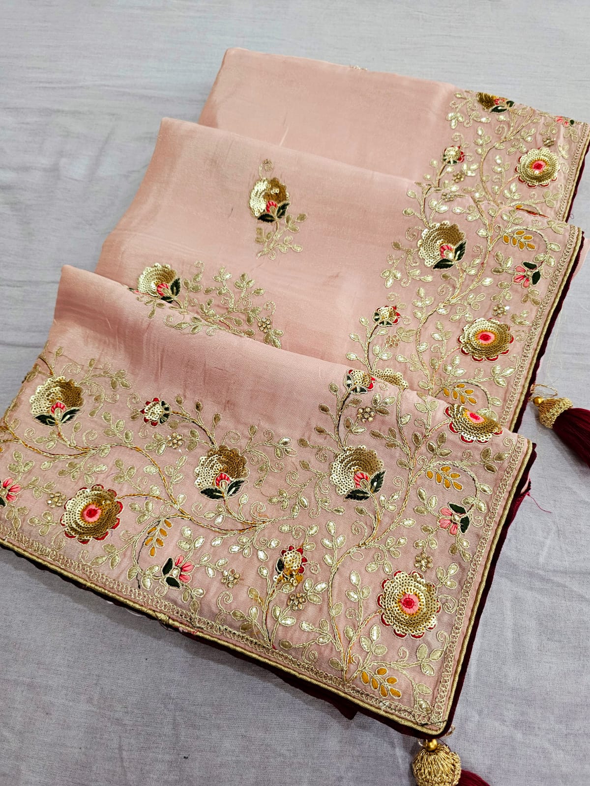 679007 Exclusive Sequence Work Designer Saree With Heavy Blouse