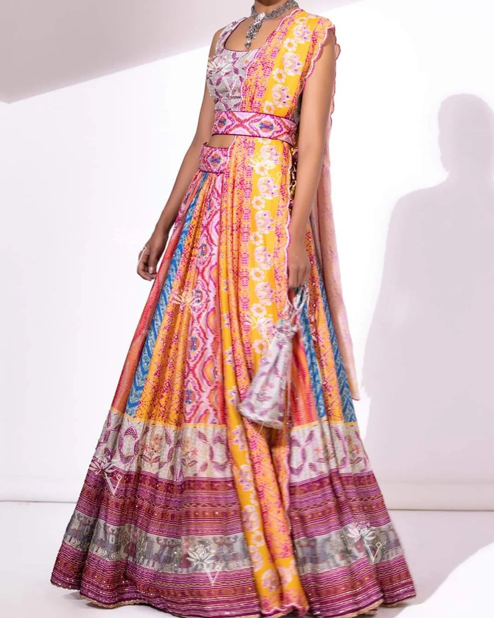 9099 Chitra Special Pure Russian Silk Royal Lehanga with Beautiful Designer Dupatta