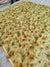 418006 Semi Chiffon Flower Print Saree - Yellow