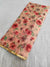 418006 Semi Chiffon Flower Print Saree - Peach