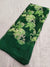 535008 Semi Chiffon Flower Printed Saree - Green 453005