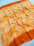 453007 Semi Chiffon Shibori Printed Saree - Yellow