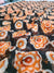 507006 Semi Chiffon Batik Printed Saree - Orange 476003