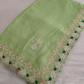 780022 Designer  Saree with Heavy Work on Full Saree With Cut Work On Border - Green (477005)