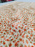 507003 Semi Chiffon Flower Printed Saree - Orange 486001
