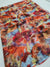 507007 Semi Chiffon Flower Printed Saree - Red 486005