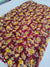 488002 Semi Chiffon Flower Printed Saree - Maroon