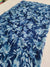 507002 Semi Chiffon Flower Printed Saree - Blue 488004