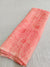 488003 Semi Chiffon Flower Printed Saree - Pink