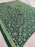 493003 Semi Dola Silk Patola Print Saree - Green