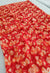 496006 Semi Chiffon Flower Printed Saree - Red