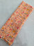 498002 Semi Chiffon Flower Printed Saree - Peach