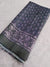 501009 Soft Linen Saree With Batik Print