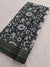 501005 Soft Linen Saree With Batik Print