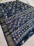 542006 Semi Dola Silk Saree With Rich Zari Weaving Border - Blue 501003