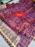 502004 Dye Tie  Shibori Art Silk Lehanga With Dupatta with Sequence Work - Wine