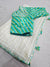 165001 Jute Silk Saree With All Over Cutdana Work with Designer Stitch Blouse - Green