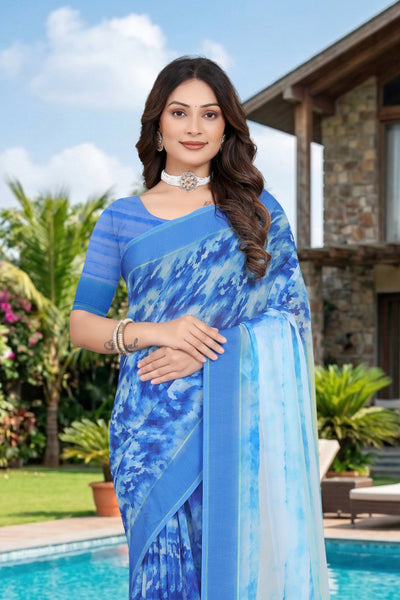 2175 Chitra Special Digital Print Georgette Saree