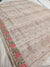 423007 Pure Linen Saree with Embroidery