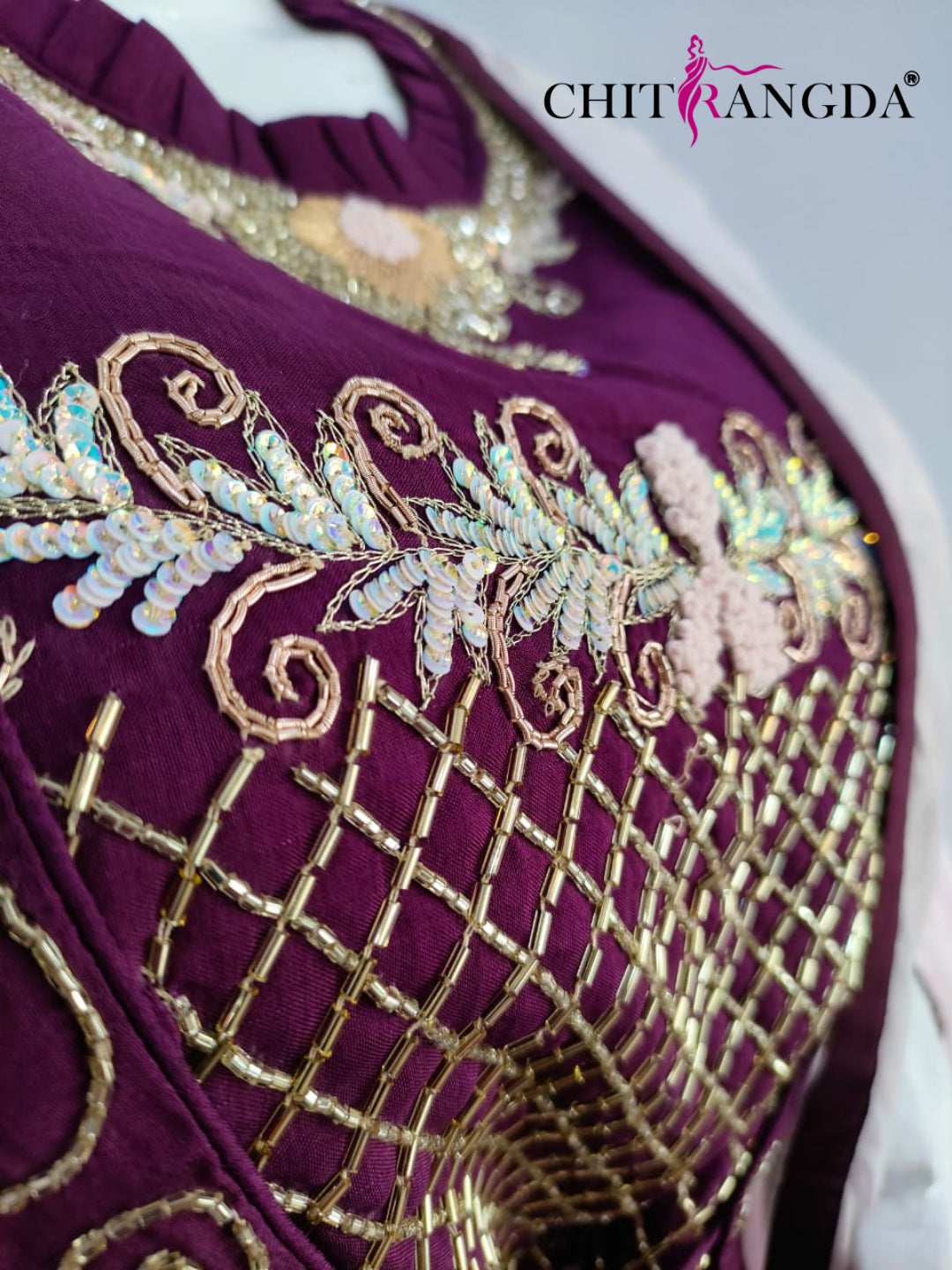 152001 Trendy Light Crop Top Lehenga With Organza Dupatta