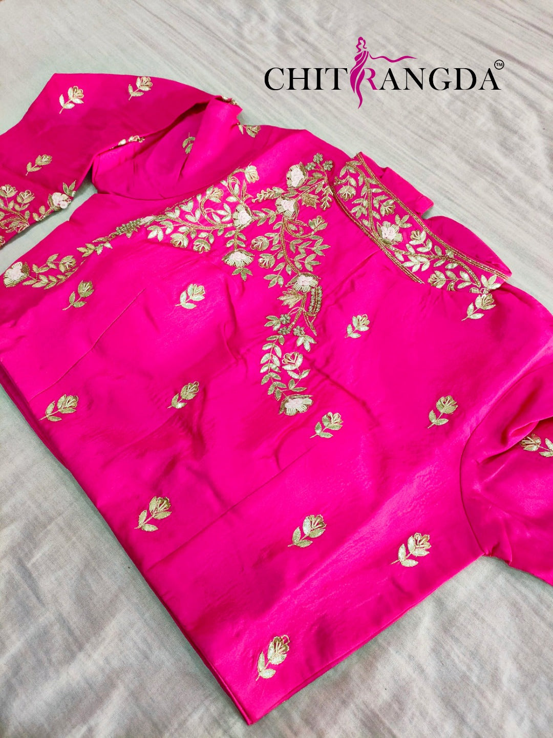 139004 सेलिब्रिटी डिजाइनर गोटा और जरदोजी वर्क साड़ी हैवी स्टाइल स्टिच ब्लाउज के साथ 