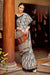 508005 Ajrakh Printed Bhagalpuri Silk Saree