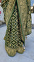 521003 Premium Bandhani Ghatchola Saree - Green