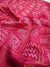 529003 Bandhani Print Cotton Silk Saree - Rani