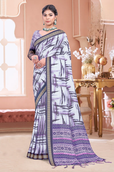 103303 Chitra Special Digital Print Premium Mass Mellow Saree