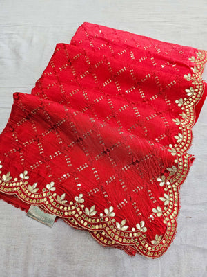 681001 Designer Pure Dola Silk Saree With Beautiful Sequence Work