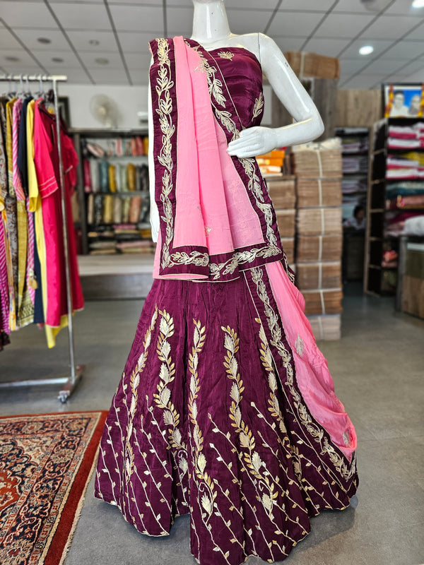 512004 राजस्थानी गोटा पट्टी लहंगा 