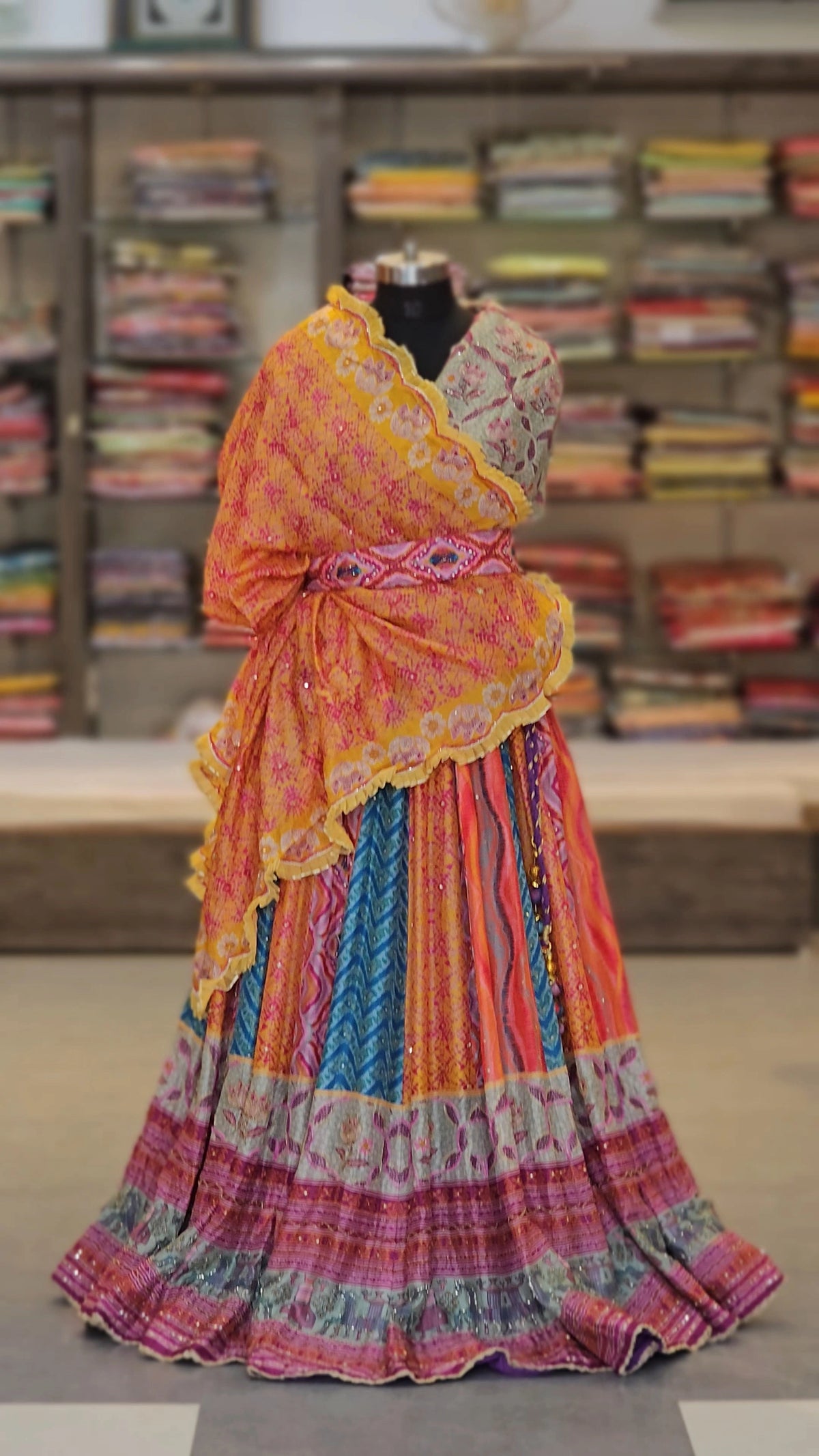 9099 Chitra Special Pure Russian Silk Royal Lehanga with Beautiful Designer Dupatta