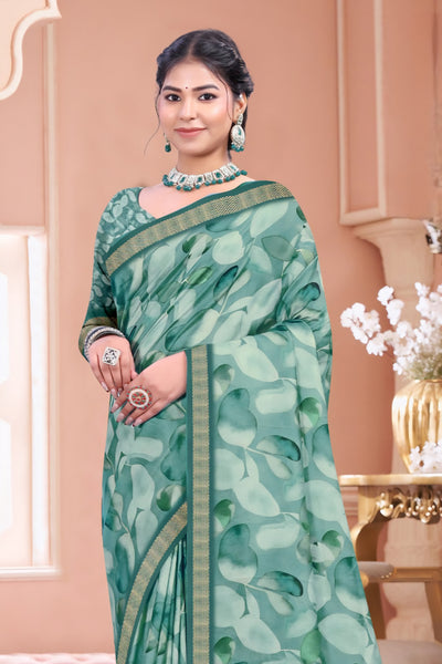 103311 Chitra Special Digital Print Premium Mass Mellow Saree