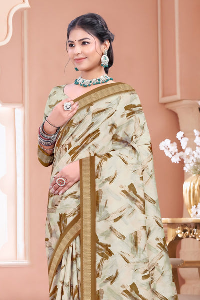 103309 Chitra Special Digital Print Premium Mass Mellow Saree