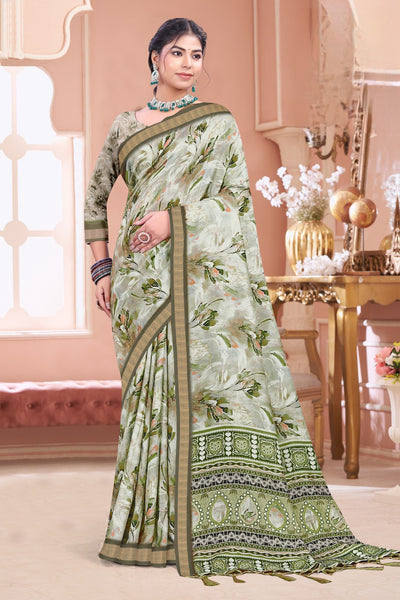 103302 Chitra Special Digital Print Premium Mass Mellow Saree