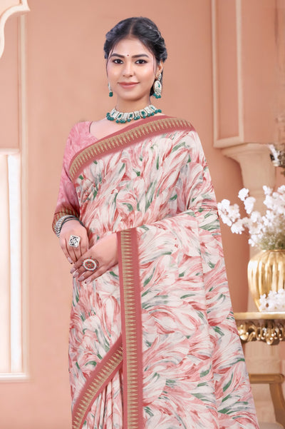 103312 Chitra Special Digital Print Premium Mass Mellow Saree