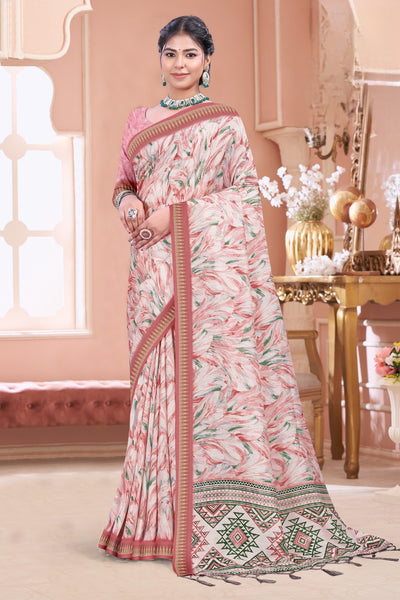 103312 Chitra Special Digital Print Premium Mass Mellow Saree