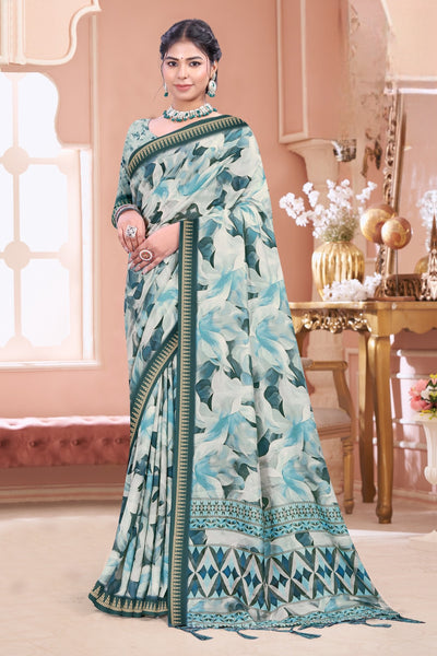 103304 Chitra Special Digital Print Premium Mass Mellow Saree
