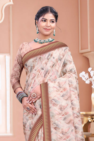 103306 Chitra Special Digital Print Premium Mass Mellow Saree