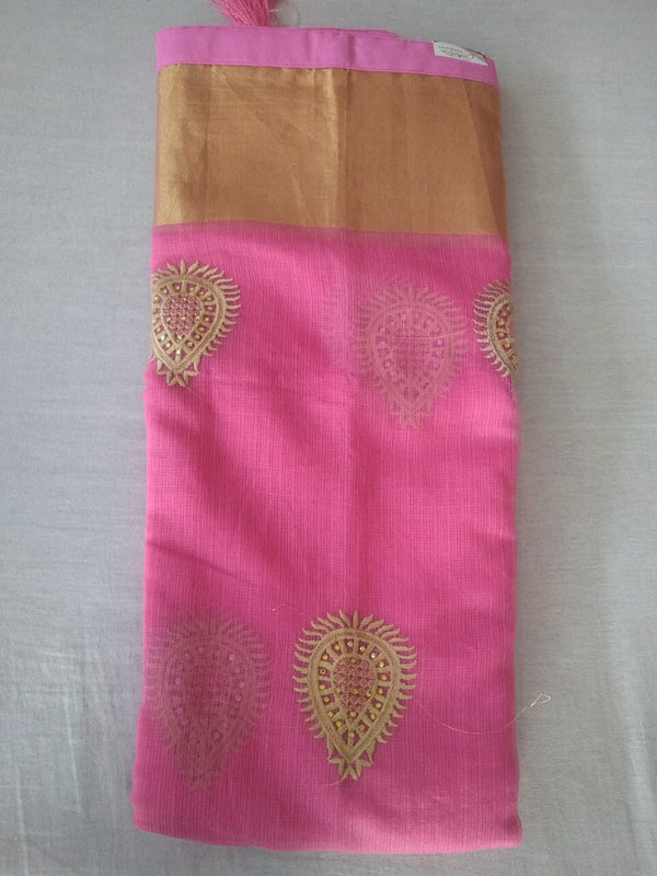 Zari Work Cotton Saree