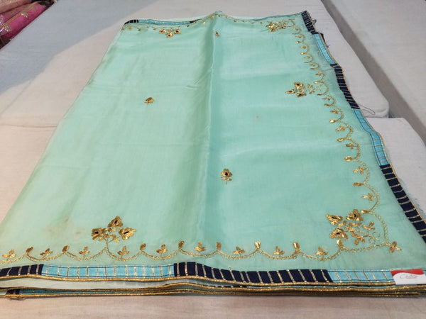 Designer Gota Zari Saree