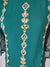 Designer Green Georgette Kurti With Pant and Dupatta