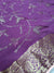 236002 Party Wear Saree – Wine Purple