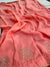Designer Party Wear Russian Silk Dark Red Saree