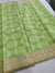 105006 Resham Weaving Saree - Green