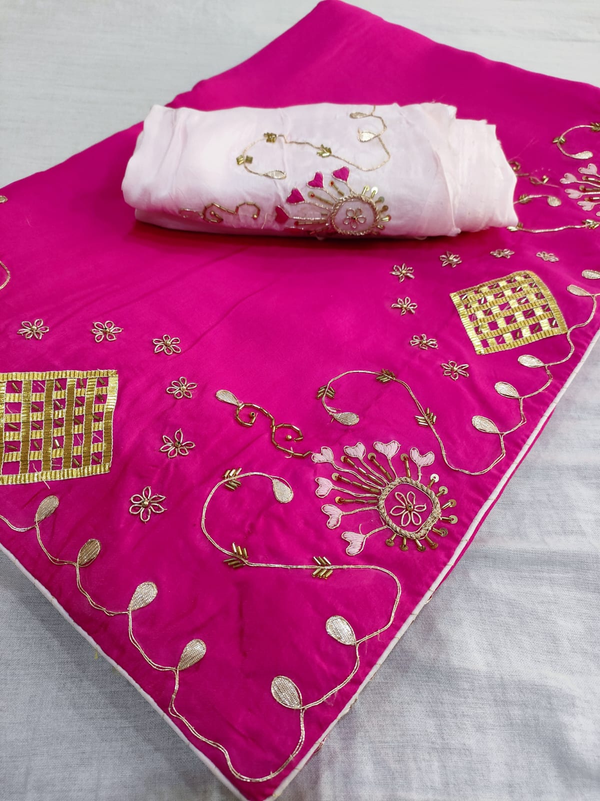 121003 Rani Designer Primum Full Handwork Saree