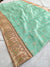 368001 Kalamkari Cotton Silk Saree with Zari Work
