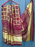 144007 Pure Modal Silk Ajrakh Dupatta with Zari Work - Maroon