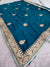 415001 Designer Party Wear Zari Work Saree With Heavy Blouse 145001